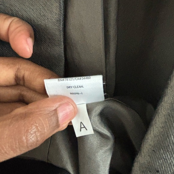 Eileen Fisher Jacket women’s Shimmering Phantom Funnel Neck Grey Black M Boho - Picture 4 of 8